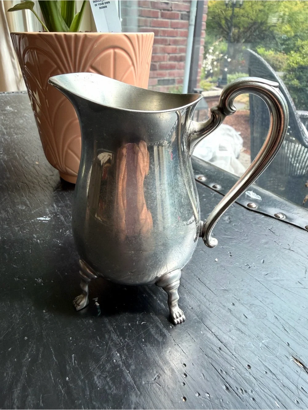 Vintage Footed Creamer